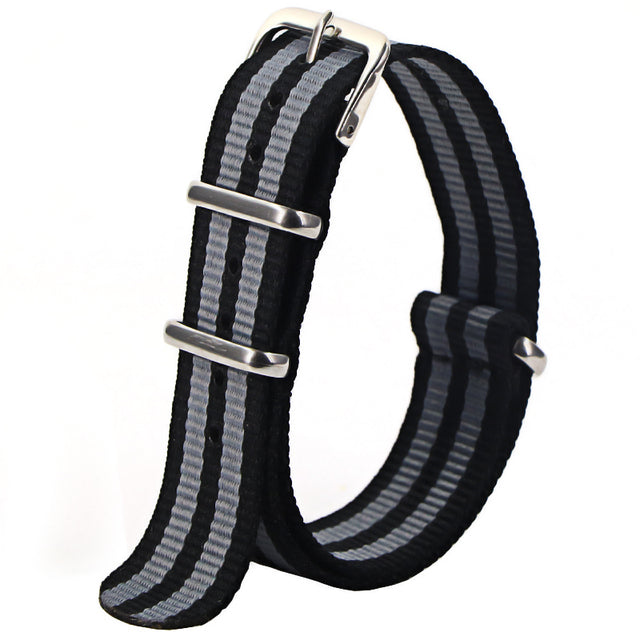 Black & Grey Nato Strap