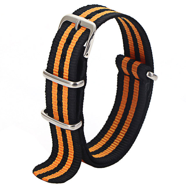 Black & Orange Nato Strap