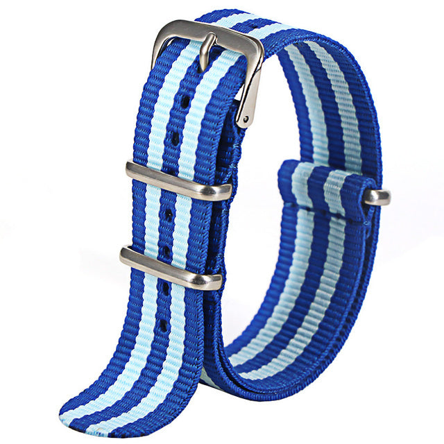 Blue Stripe Nato Strap